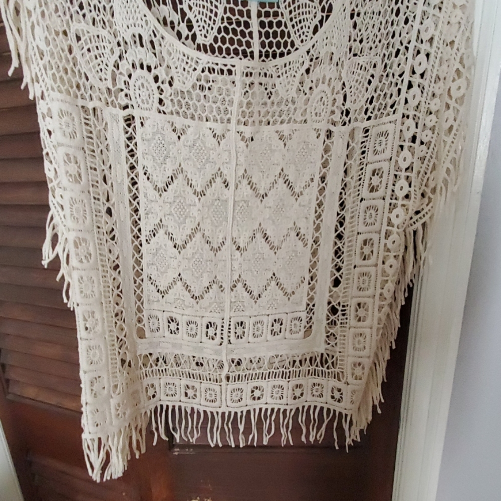 Crochet lace top